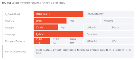 PyTorch Start Locally